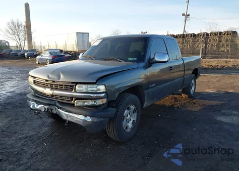 2001 Chevrolet Silverado 1500 Ls из США, поврежденный, VIN 2GCEK19T111358751